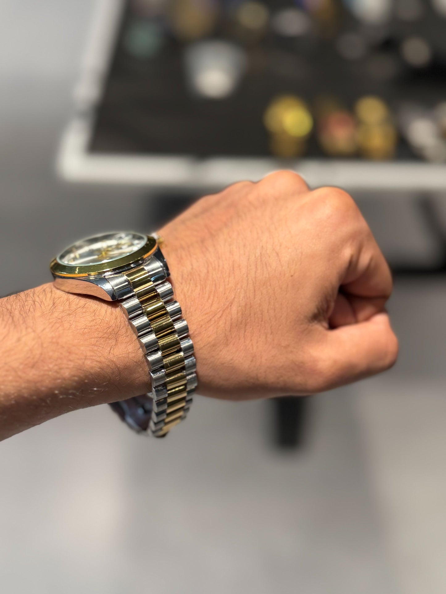 ROLEX Day Just Silver X White