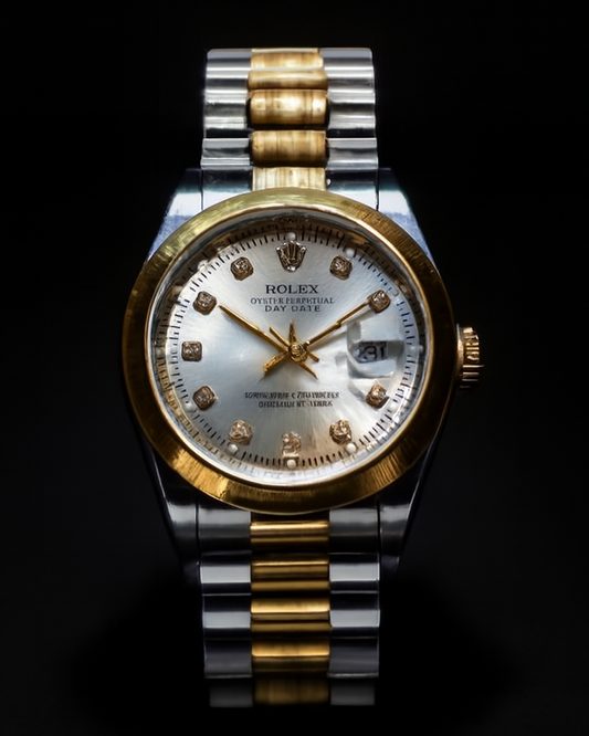 ROLEX Day Just Silver X White
