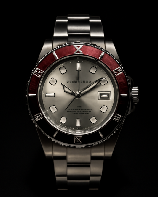 ROLEX Silver X Red