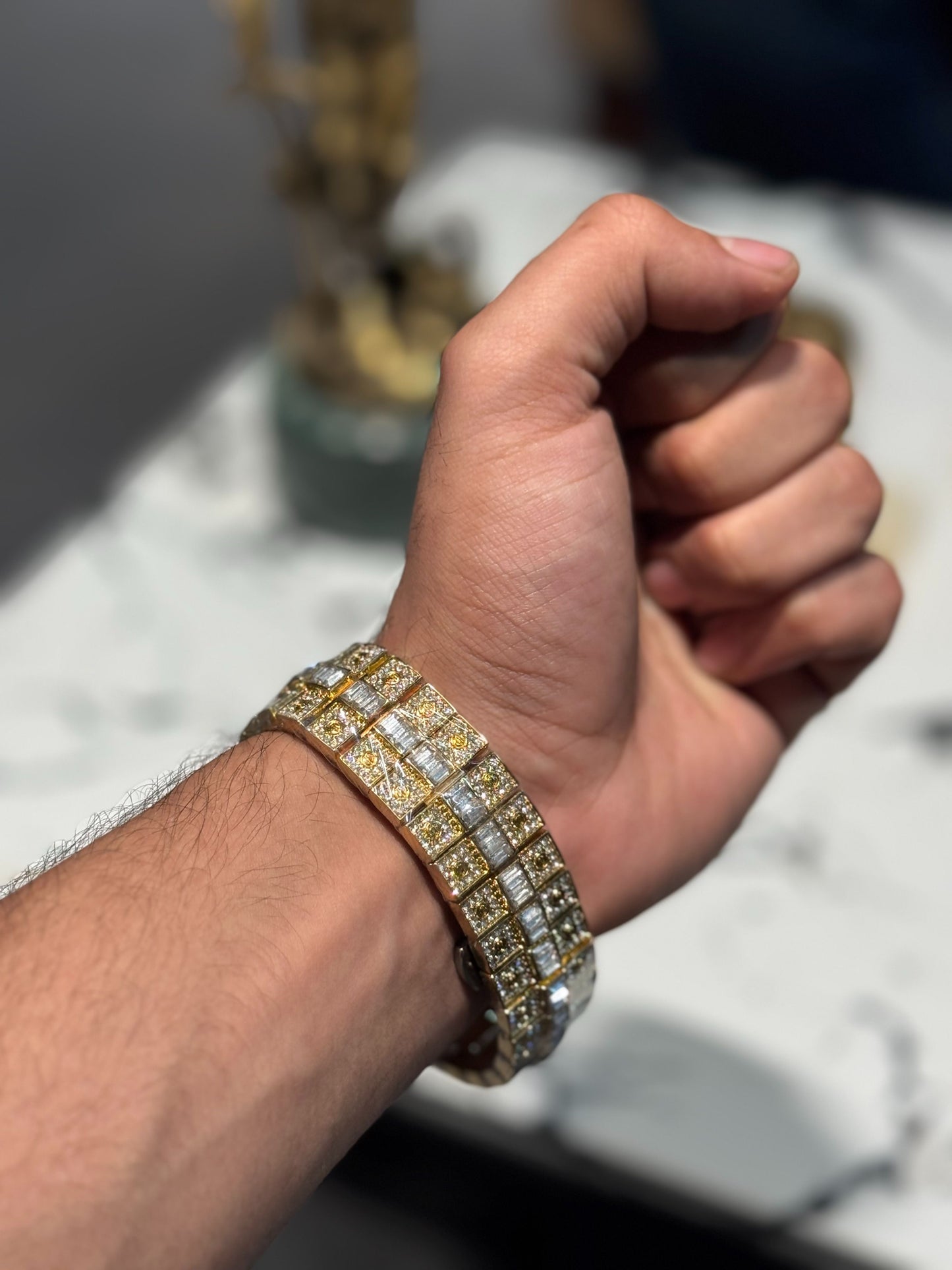 ROLEX Golden Iced-Out
