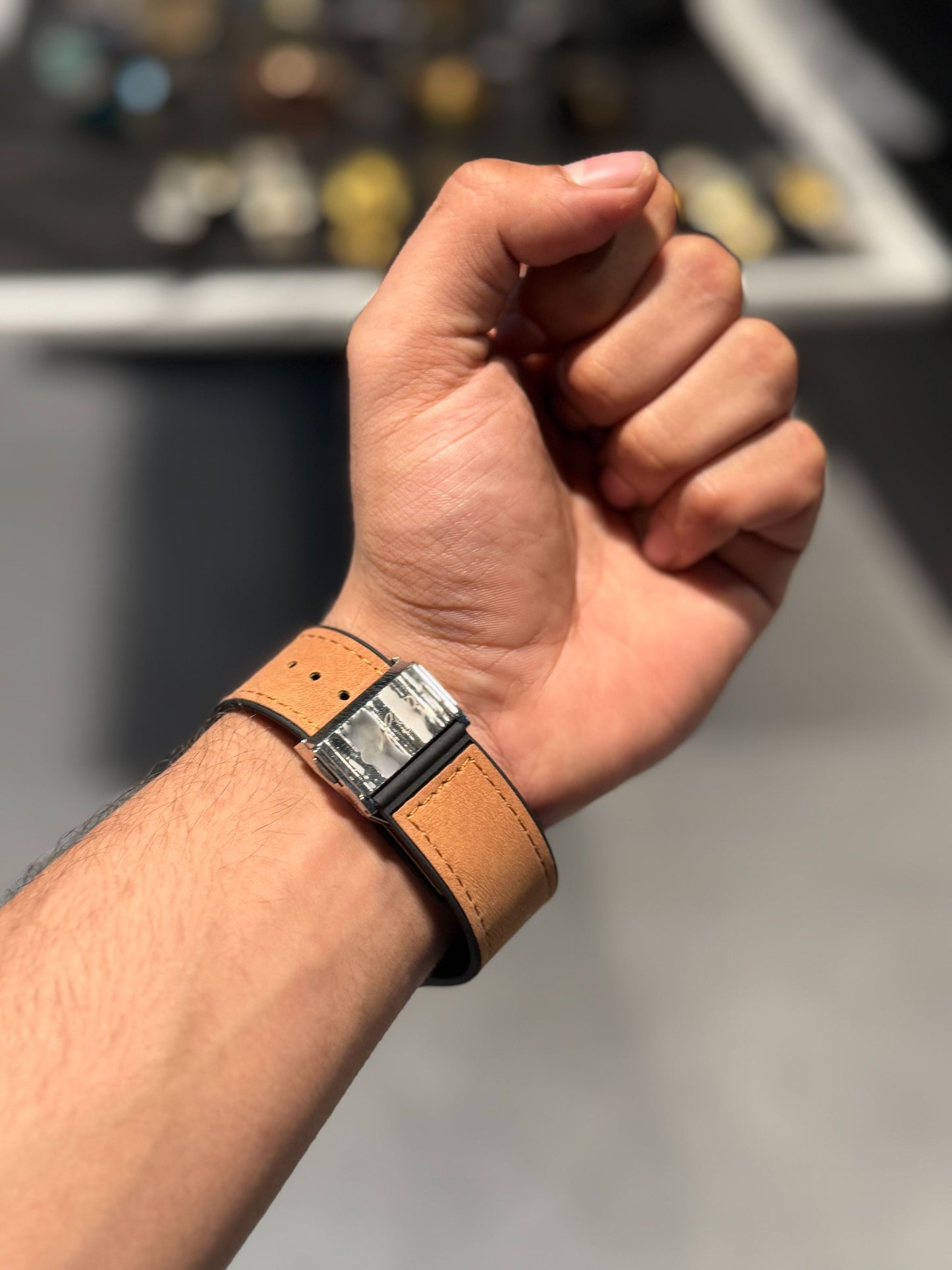HUBLOT Silver X Brown